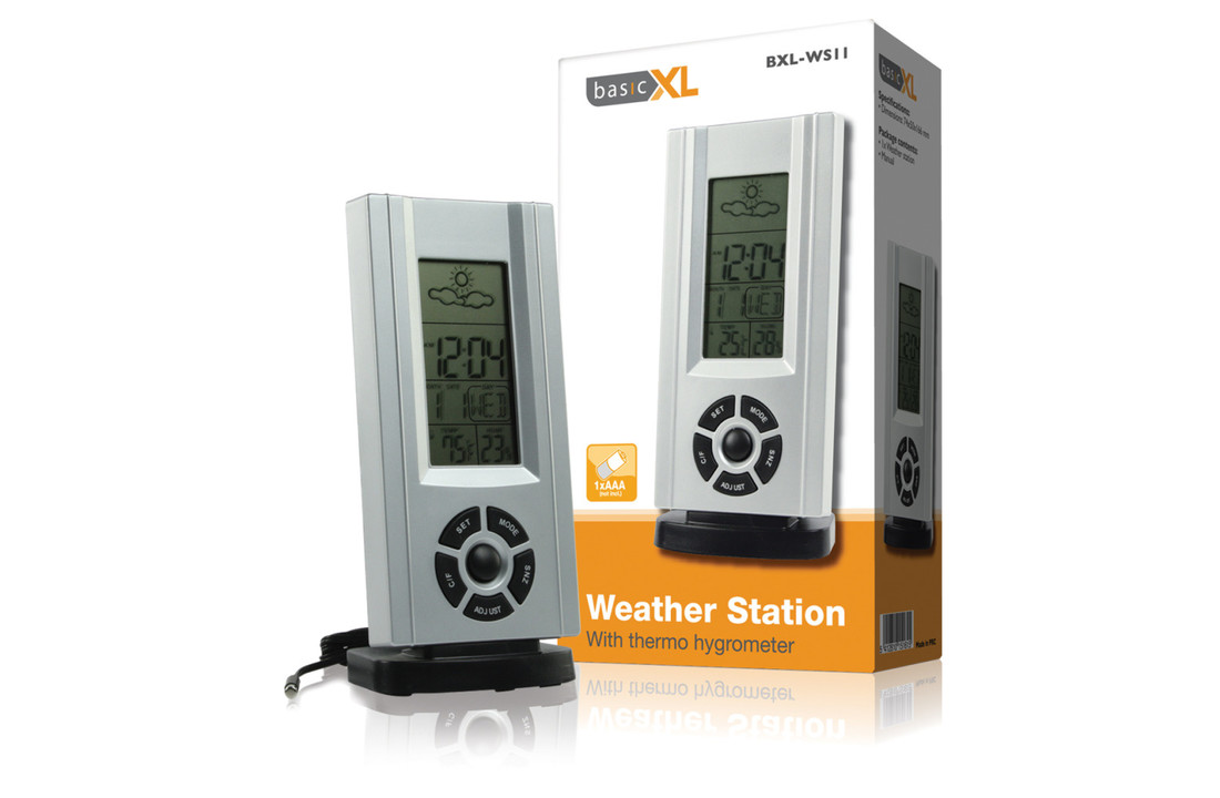 Basicxl Bxl-ws11 Weerstation met Thermo-hygrometer