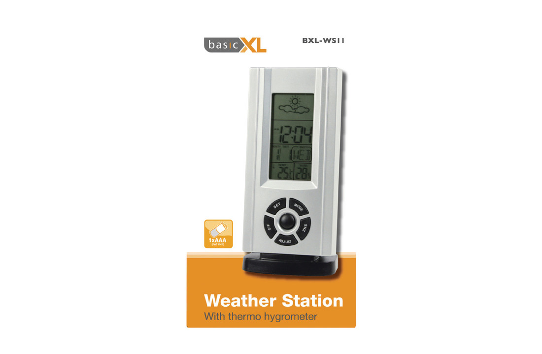 Basicxl Bxl-ws11 Weerstation met Thermo-hygrometer