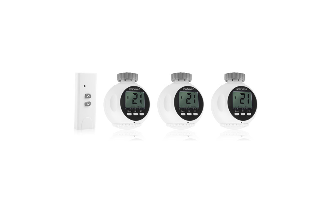 Smartwares SHS-53002-EU Radiator Schakelaarset Wit