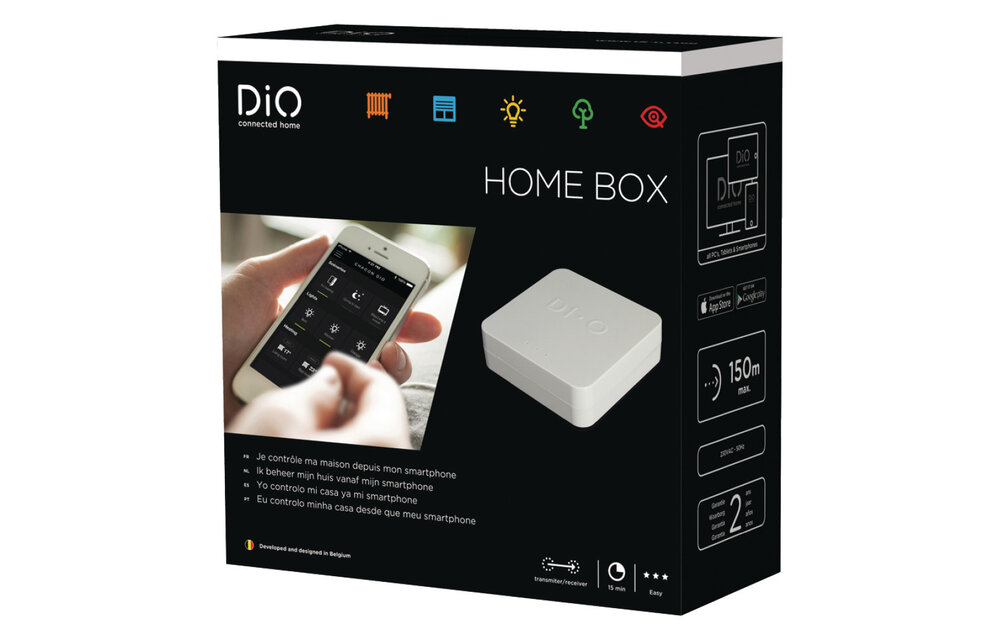 DI-O ED-GW-01 Smart Home Centrale Besturingsmodule 868 Mhz / 433 Mhz