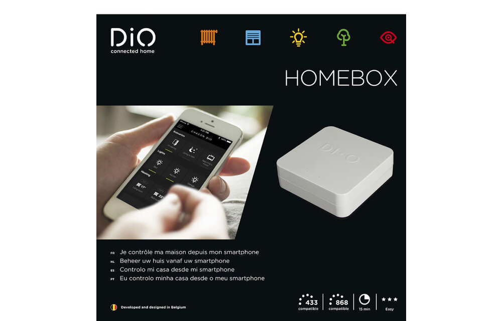 DI-O ED-GW-01 Smart Home Centrale Besturingsmodule 868 Mhz / 433 Mhz