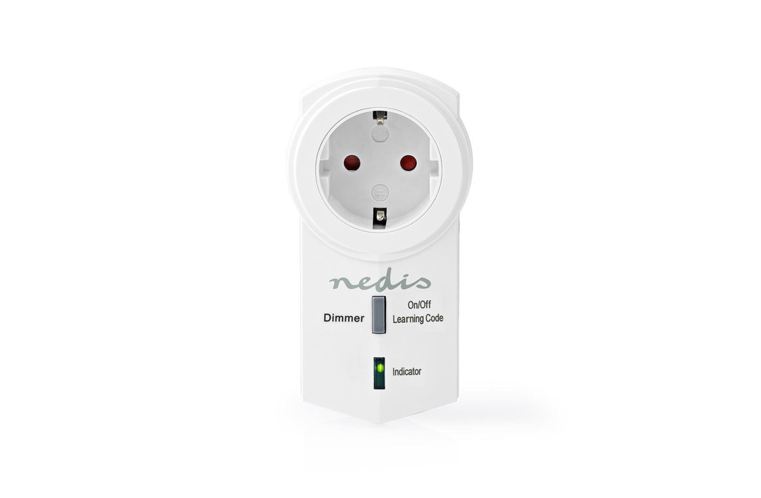 Nedis RFPD120FWT Rf Smart Stekker Dimbaar Schuko Type F 300 W