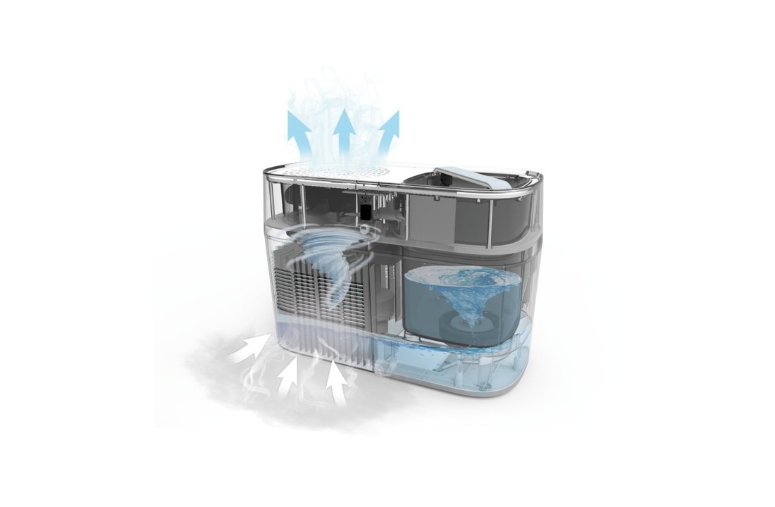 Soehnle 68093 Airfresh Hygro 500 Luchtbevochtiger 40W 4.9L Wit