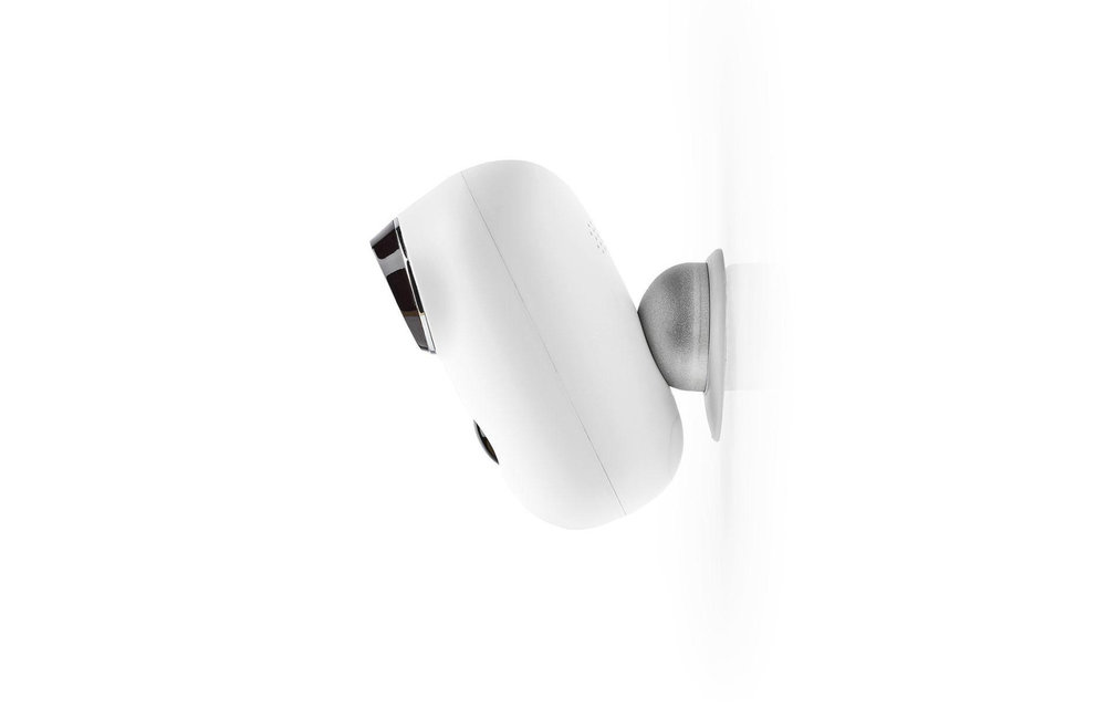 Nedis WIFICBO10WT Oplaadbare Ip-camera Voor Buiten Pir Bewegingssensor Microsd 6000 Mah
