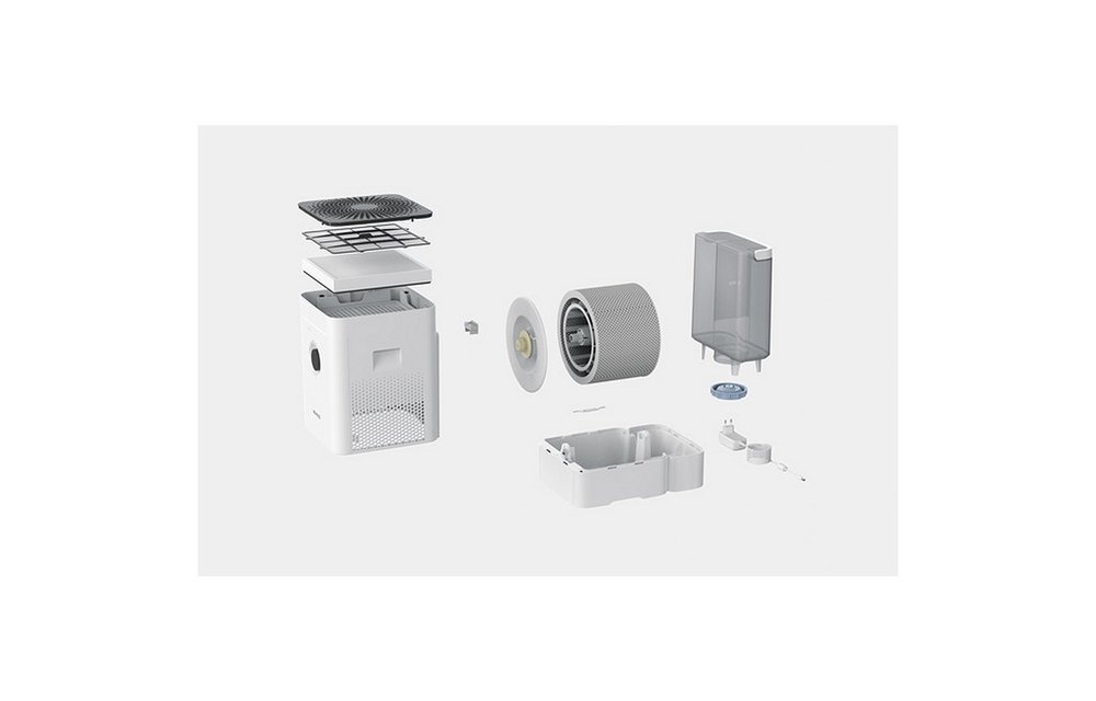 Boneco H400 HYBRID Luchtbevochtiger en Luchtreiniger 12L Wit/Grijs