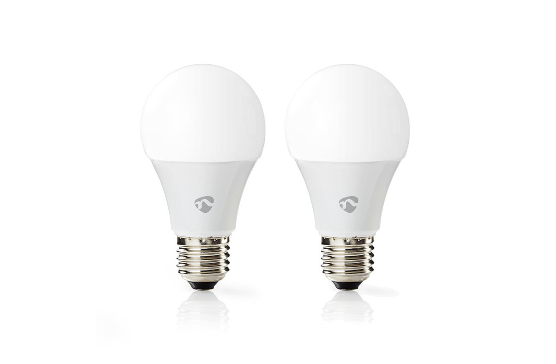Nedis WIFILC21WTE27 Wi-fi Smart Led-lampen Full-colour En Warm-wit E27 2-pack