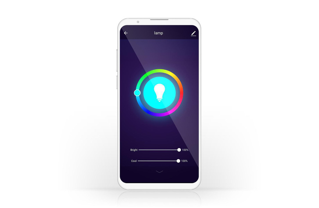 Nedis WIFILC21WTE27 Wi-fi Smart Led-lampen Full-colour En Warm-wit E27 2-pack