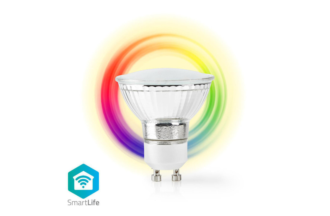 Nedis WIFILC10CRGU10 Wi-fi Smart Led-lamp Full-colour En Warm Wit Gu10