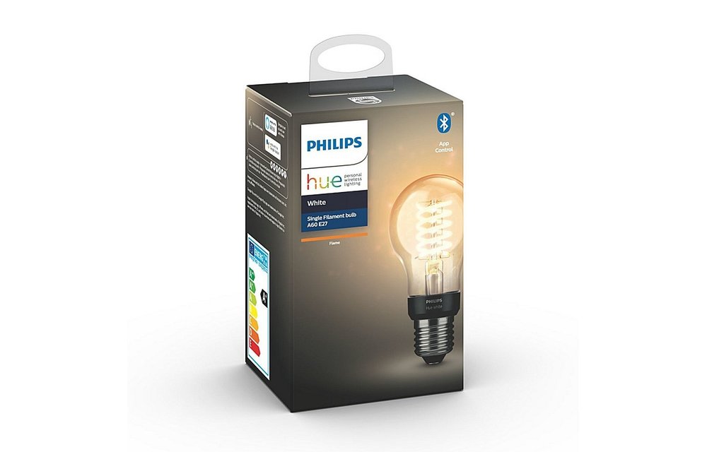 Philips HUE Dimbare LED Lamp met Zichtbare Gloeidraad A60 E27