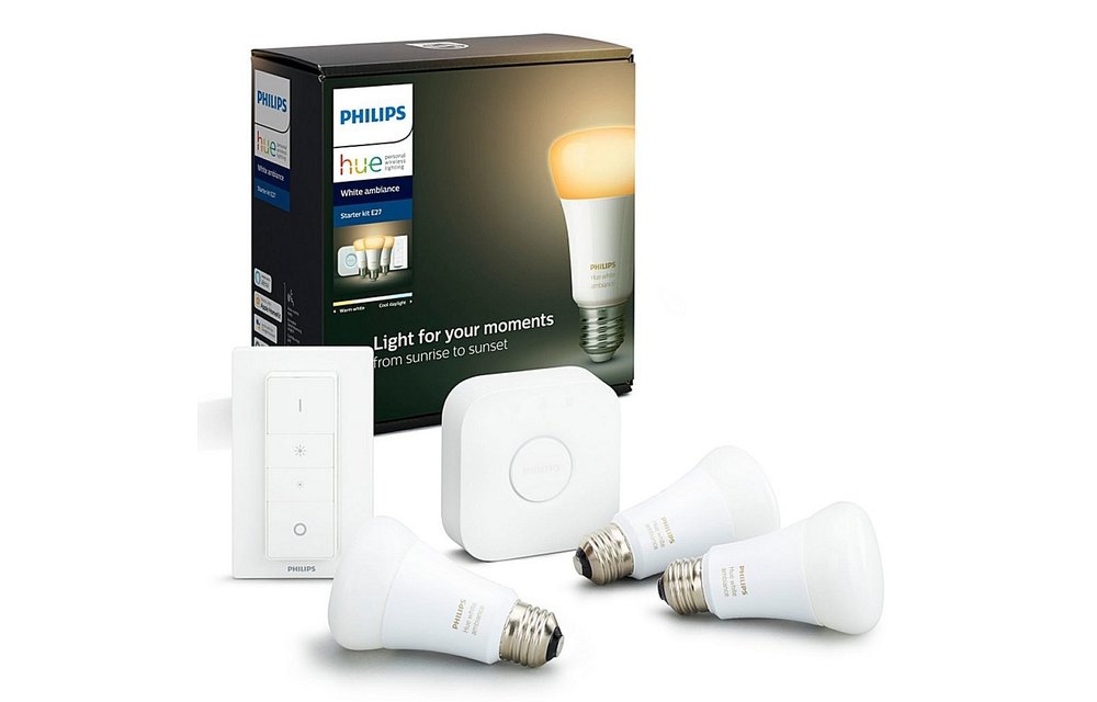 Philips HUE White Ambiance LED-Lamp E27 Starterkit