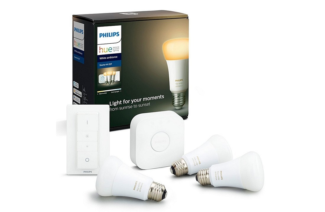Philips HUE White Ambiance LED-Lamp E27 Starterkit