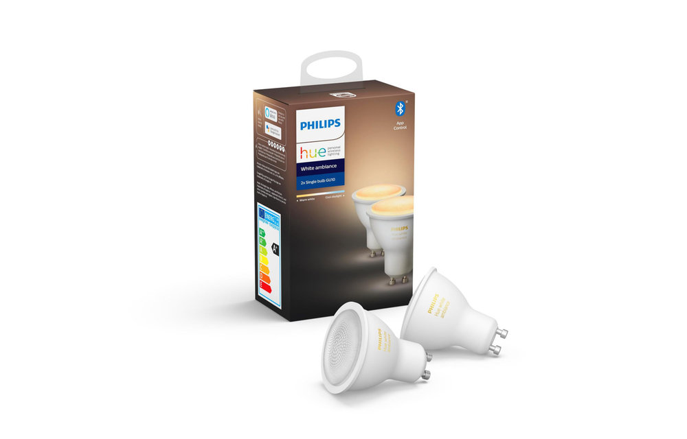Philips HUE White Ambiance LED-Spot GU10 2 Stuks