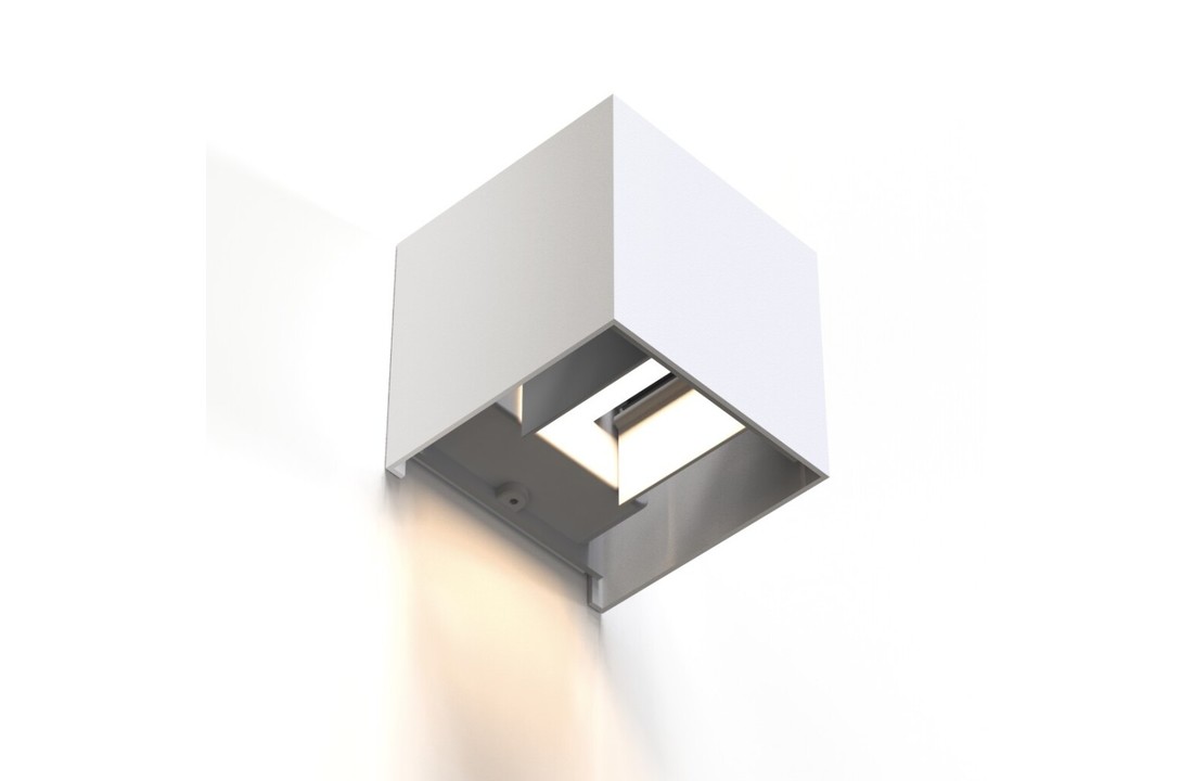 Hama Wifi-wandlamp Vierkant 10 Cm IP44 Voor Binnen En Buiten Wit