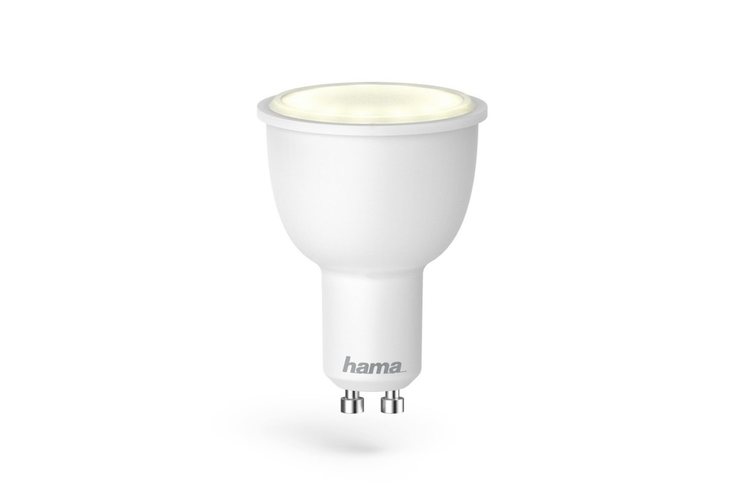 Hama Wifi-ledlamp GU10 4,5W RGB Dimbaar