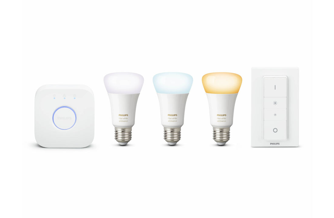 Philips HUE White Ambiance LED-Lamp E27 Starterkit