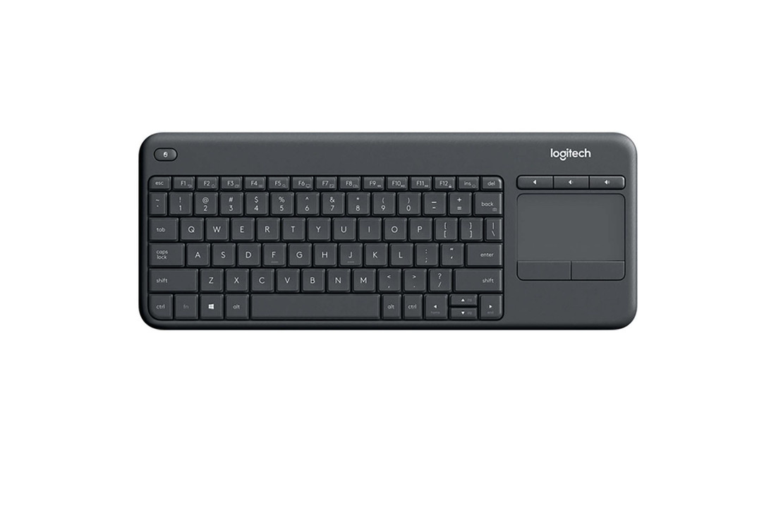 Logitech LGT-K400 Draadloos Keyboard Standaard Usb Us International Zwart