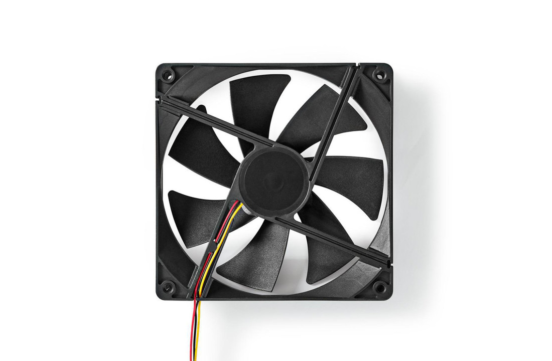 Nedis DCFAN14025BK Computerventilatordc 140 Mm 3-pin Stil
