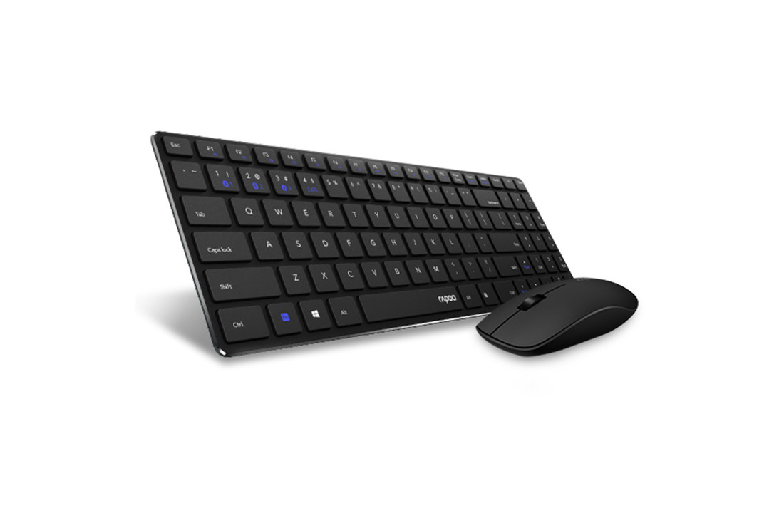 Rapoo Toetsenbord Mm Combo Zwart 9300m