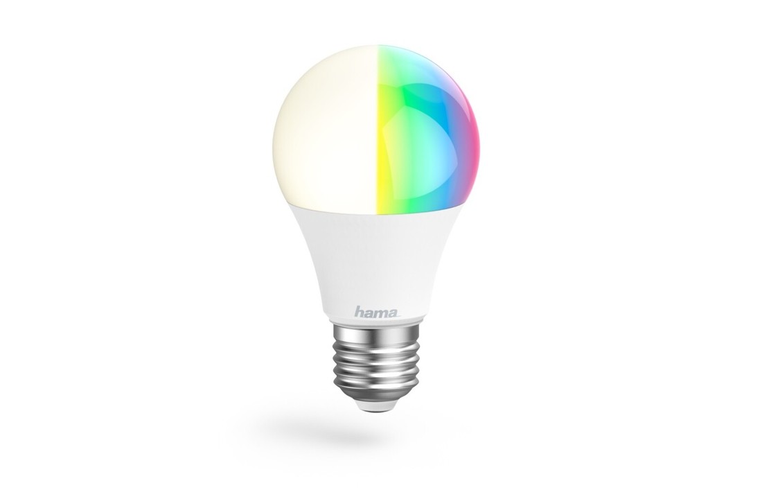 Hama Wifi-ledlamp E27 10W RGBW Zonder Hub Voor Spraak-/app-bediening
