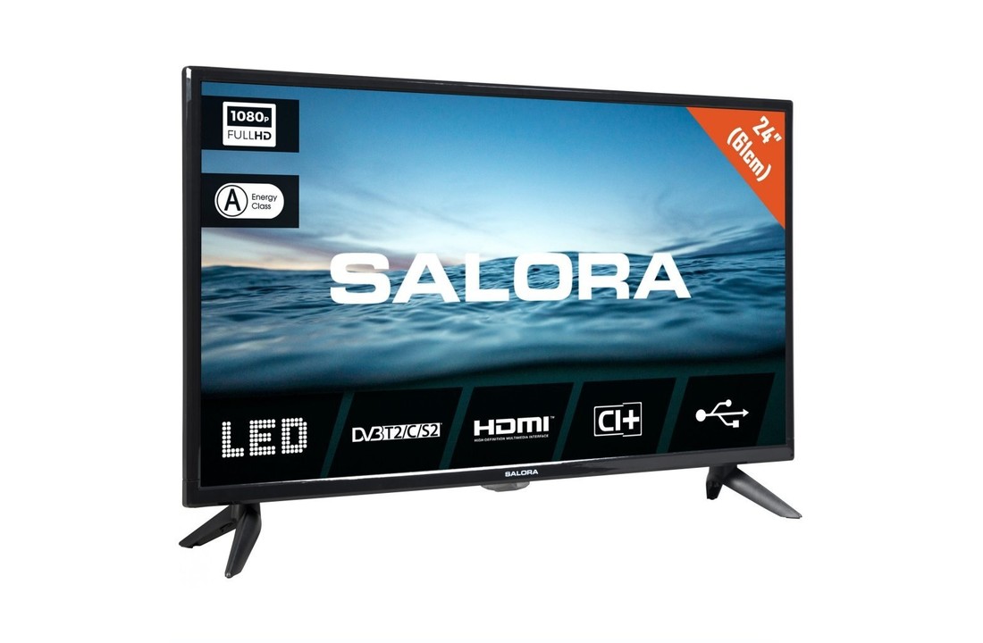 Salora 24D210 FULL HD LED TV 61 cm Zwart
