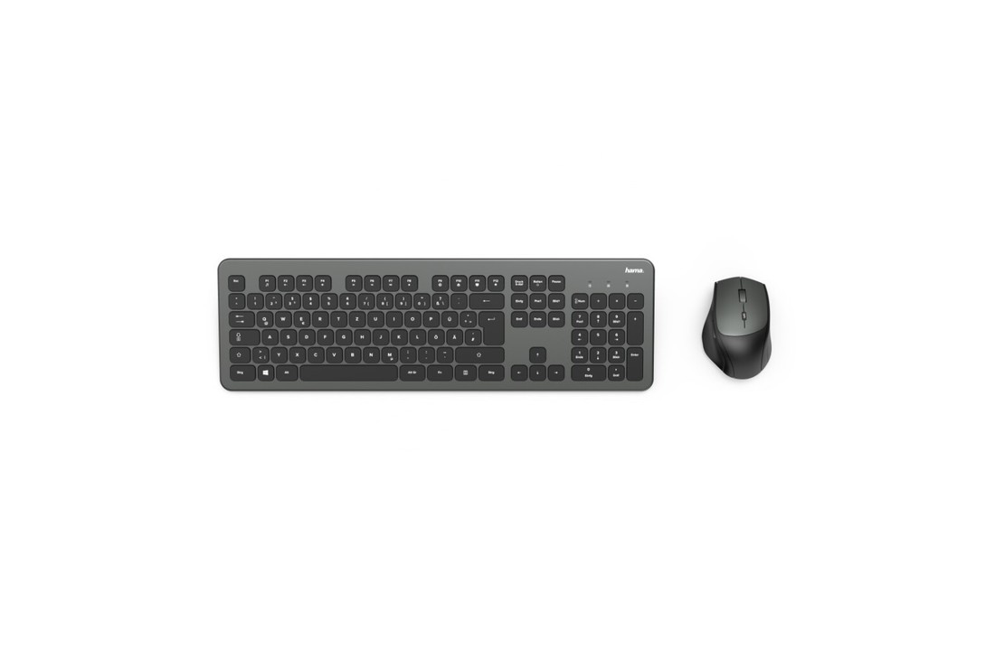 Hama Draadloze Toetsenbord-/muis-set KMW-700 Antraciet/zwart US