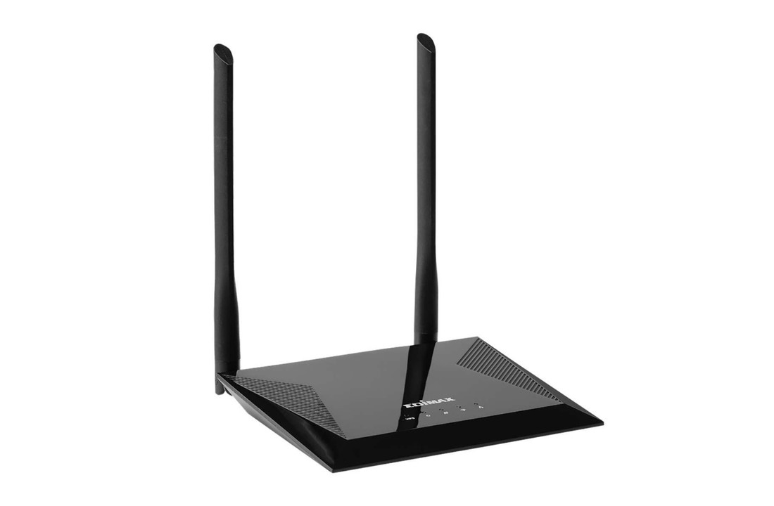 Edimax BR-6428NS V5 Draadloze Router N300 2.4 Ghz 10/100 Mbit / 10 Gigabit Zwart