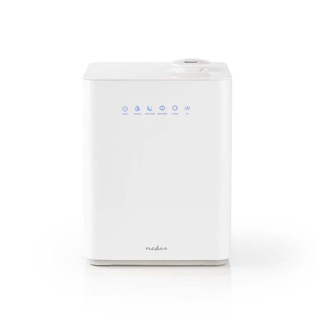 Nedis HUMI140CWT Luchtbevochtiger 5,5 L Hygrometer Aanraakbediening Plasma