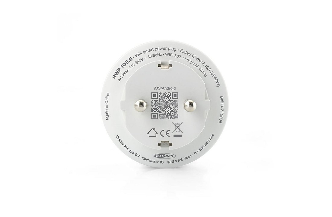 Caliber HWP101 Slimme Stekker + LED-Verlichting Wit