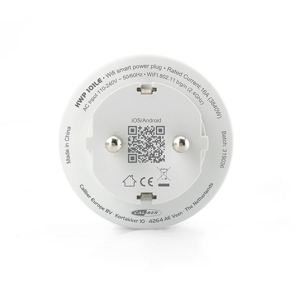 HWP101 Slimme Stekker + LED-Verlichting Wit