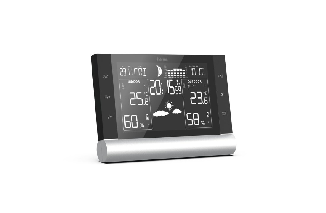 Hama Weerstation Black Line Plus Zwart