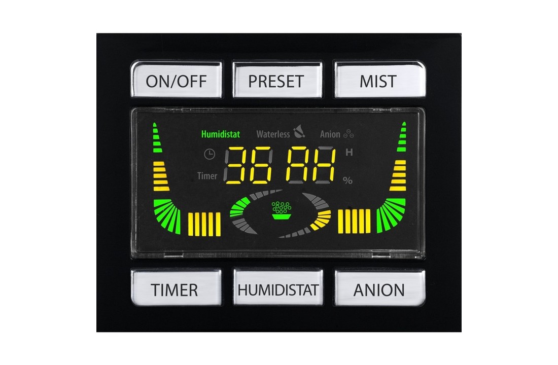 Medisana AH665 Luchtbevochtiger met Hygrometer Zwart/Wit