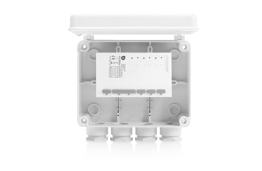 Smartwares SH5-SET-OB 3-Kanaals Schakelkast voor Buiten Zwart/Wit