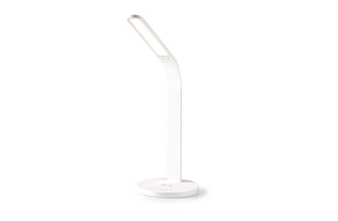 Nedis LTLGQ3MD1WT Led-tafellamp Met Touch-control Draadloze Qi Oplader 1,0 A 5 W 5 Lichtniveaus