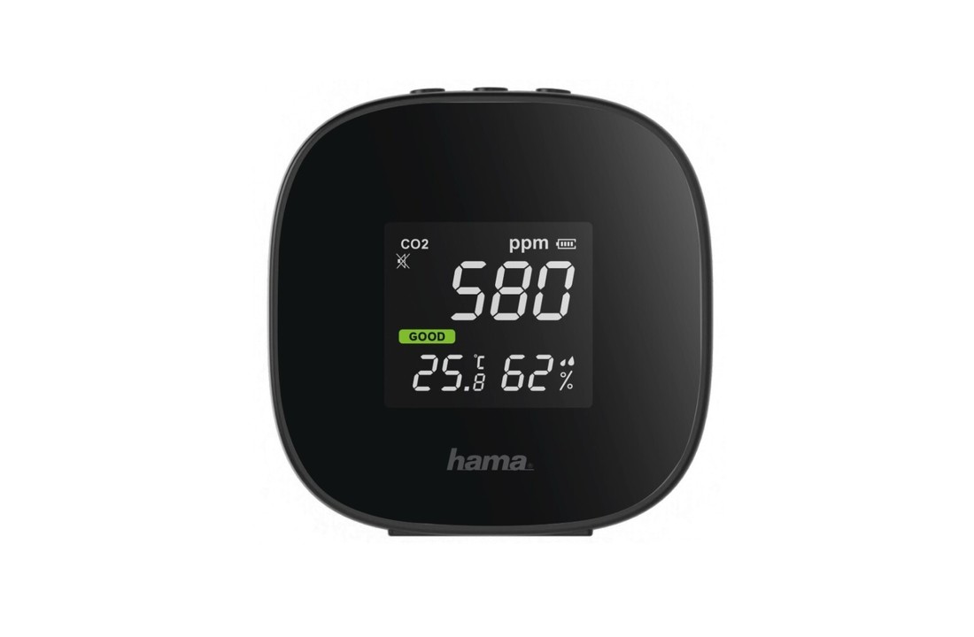 Hama Luchtkwaliteitsmeter Safe CO2- Temperatuur- Vochtigheidsmeting