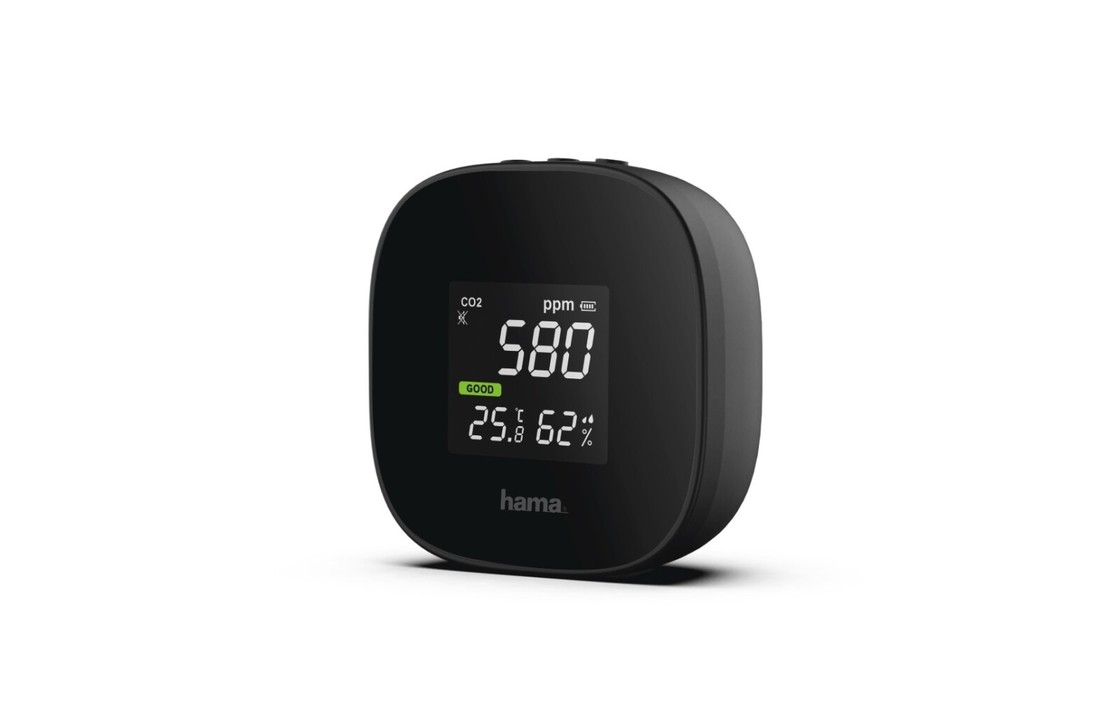 Hama Luchtkwaliteitsmeter Safe CO2- Temperatuur- Vochtigheidsmeting