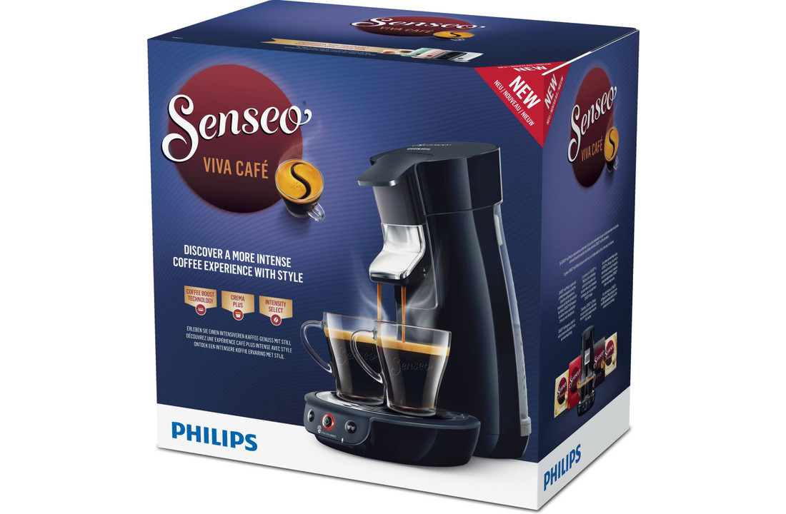 Philips HD6563/60 Viva Café Koffiepadapparaat 1450W Zwart