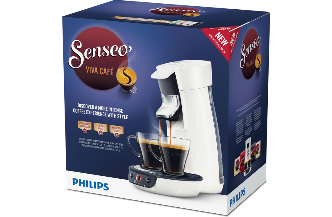Philips HD6563/00 Viva Café Koffiepadapparaat 1450W Wit