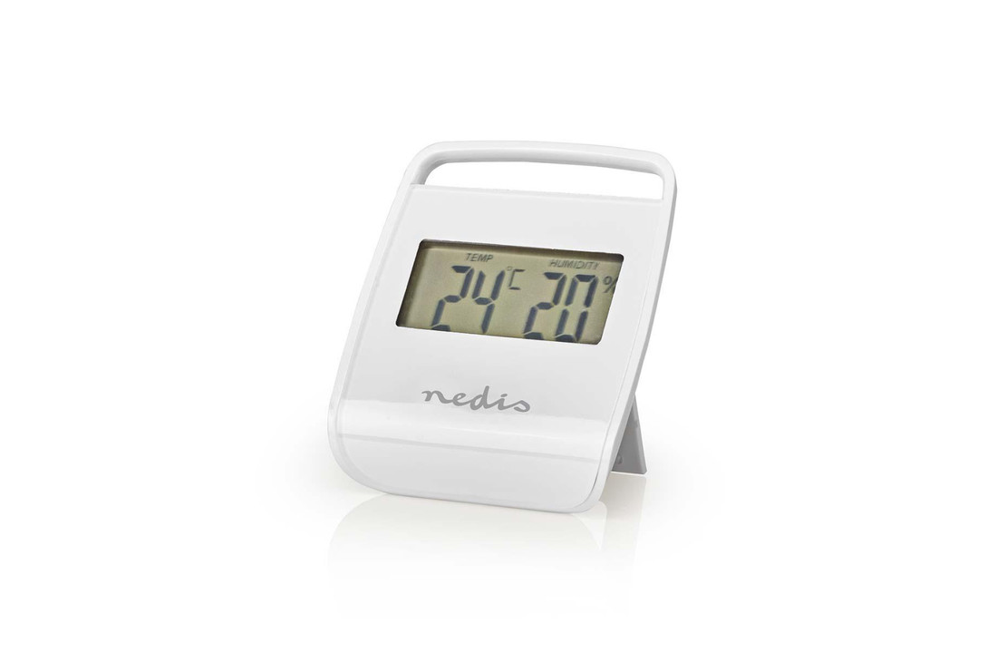 Nedis WEST100WT Thermometer Hygrometer Indoor White