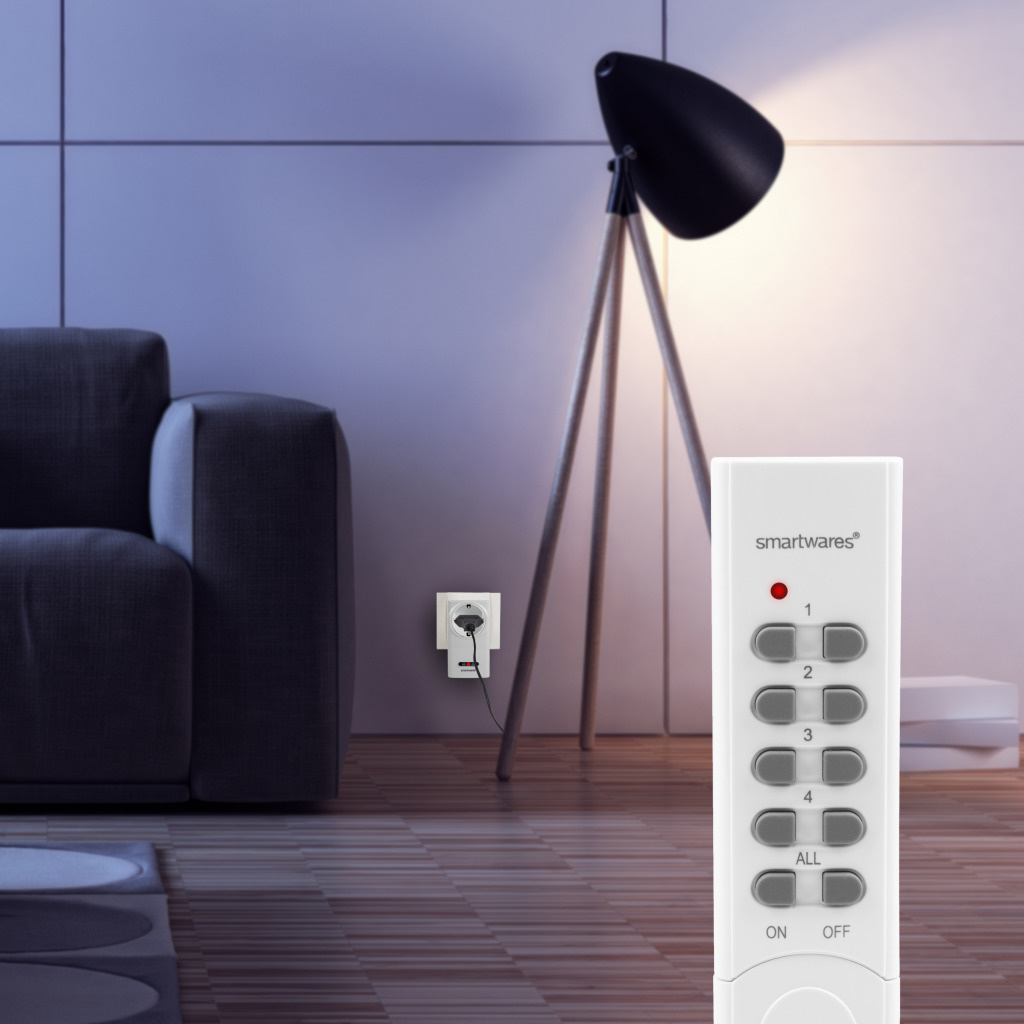Smartwares SH5-TDR-F Smarthome Zender Binnen Grijs/Wit