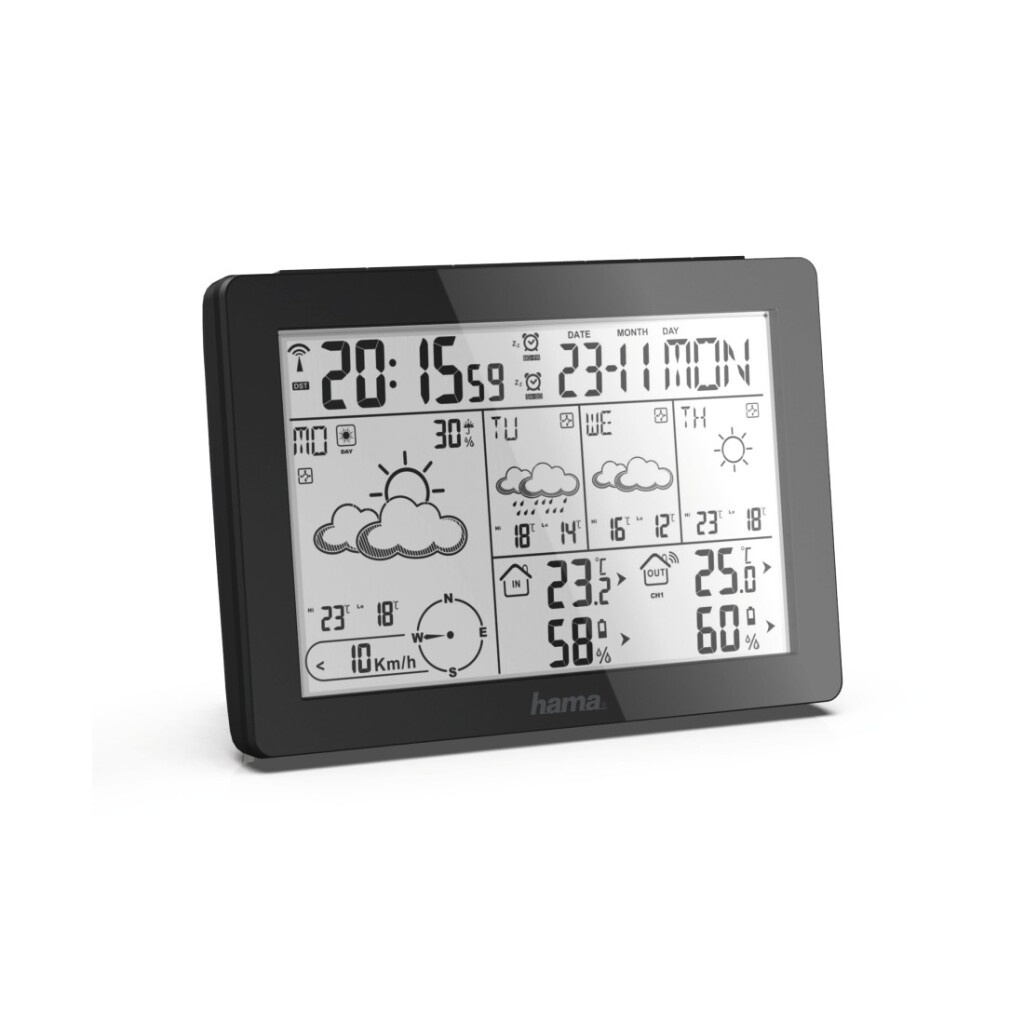 Hama Weersvoorspelling-centrum Meteotime Zwart