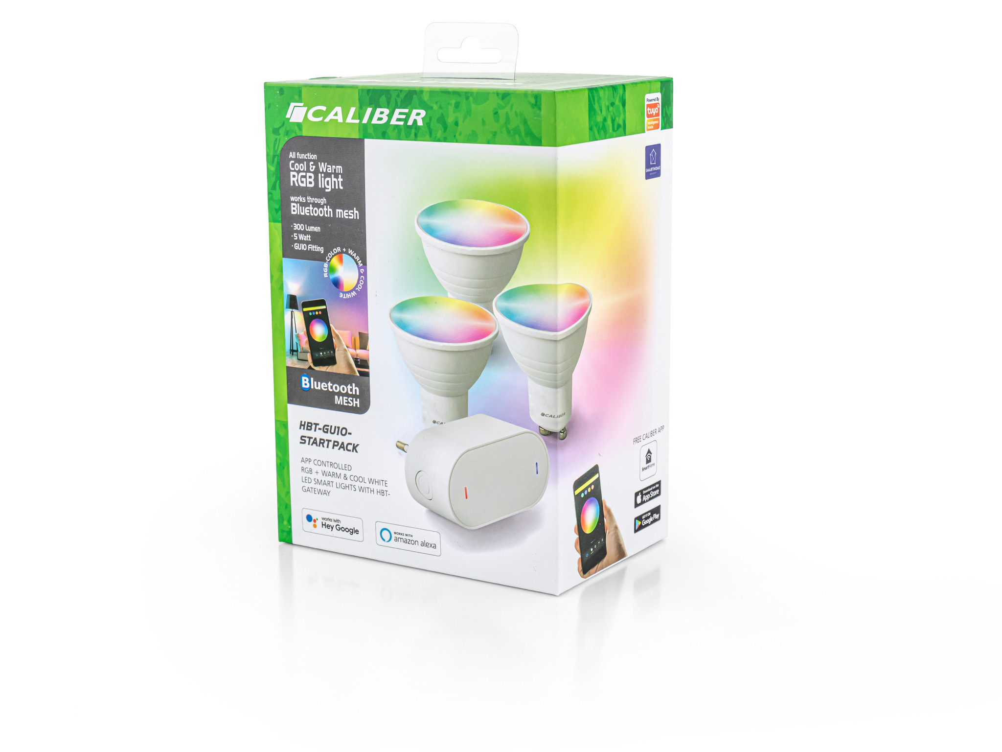 Caliber Slimme lamp starterspakket GU10 (HBT-GU10-STARTPACK)