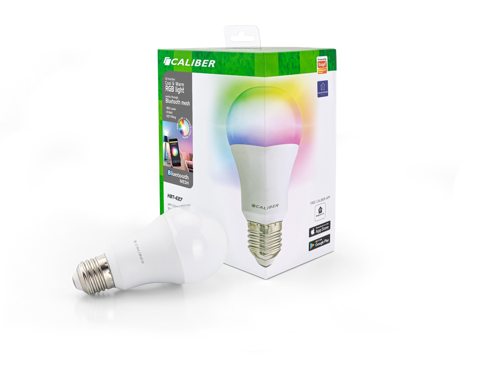 Caliber Wifi LED E27 RGB + Warm White + Cool White