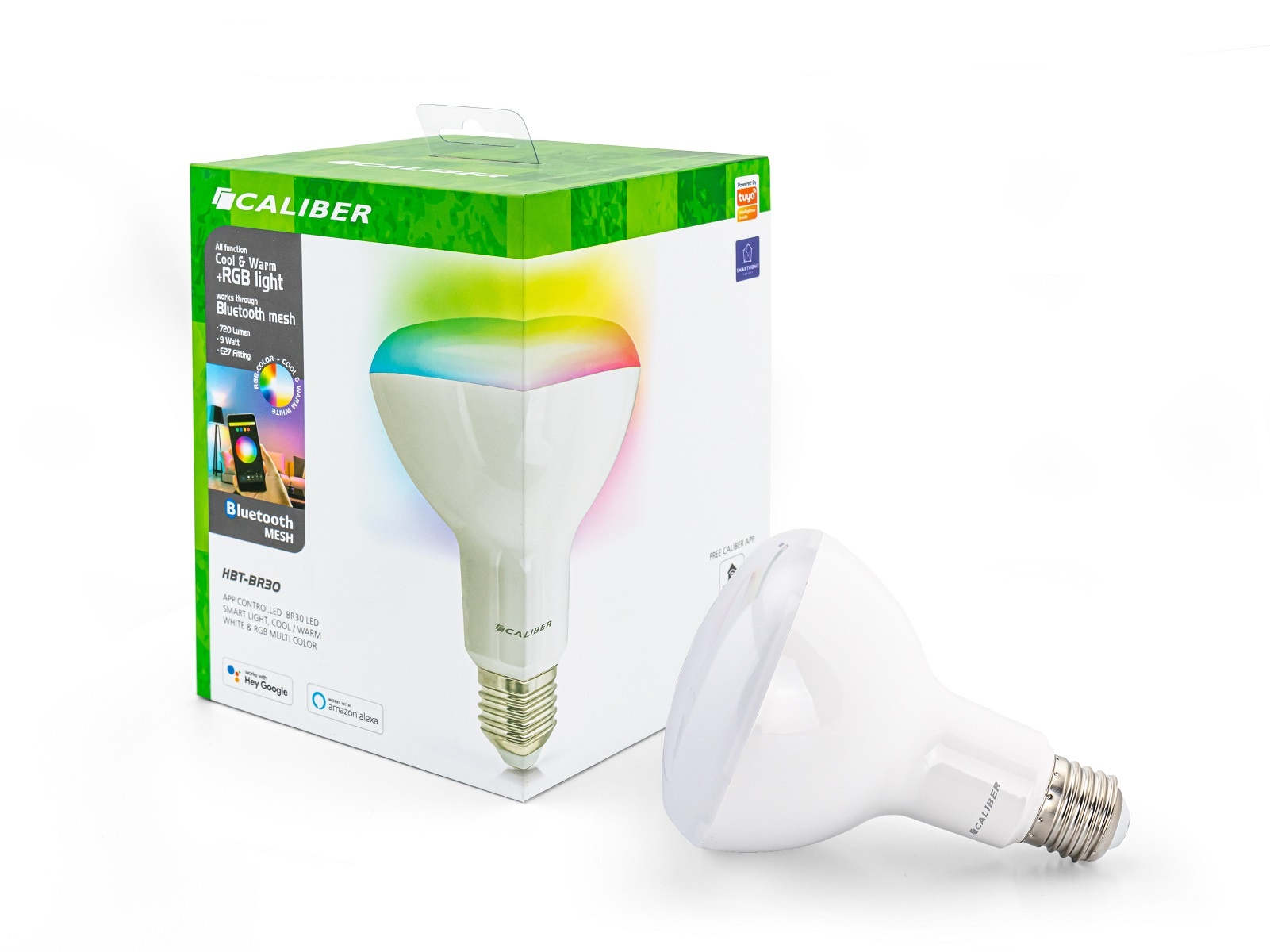 Caliber Wifi LED BR30 RGB + Warm White + Cool White