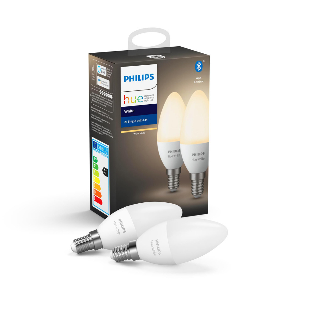 Philips HUE LED Kaarslamp E14 2 Stuks
