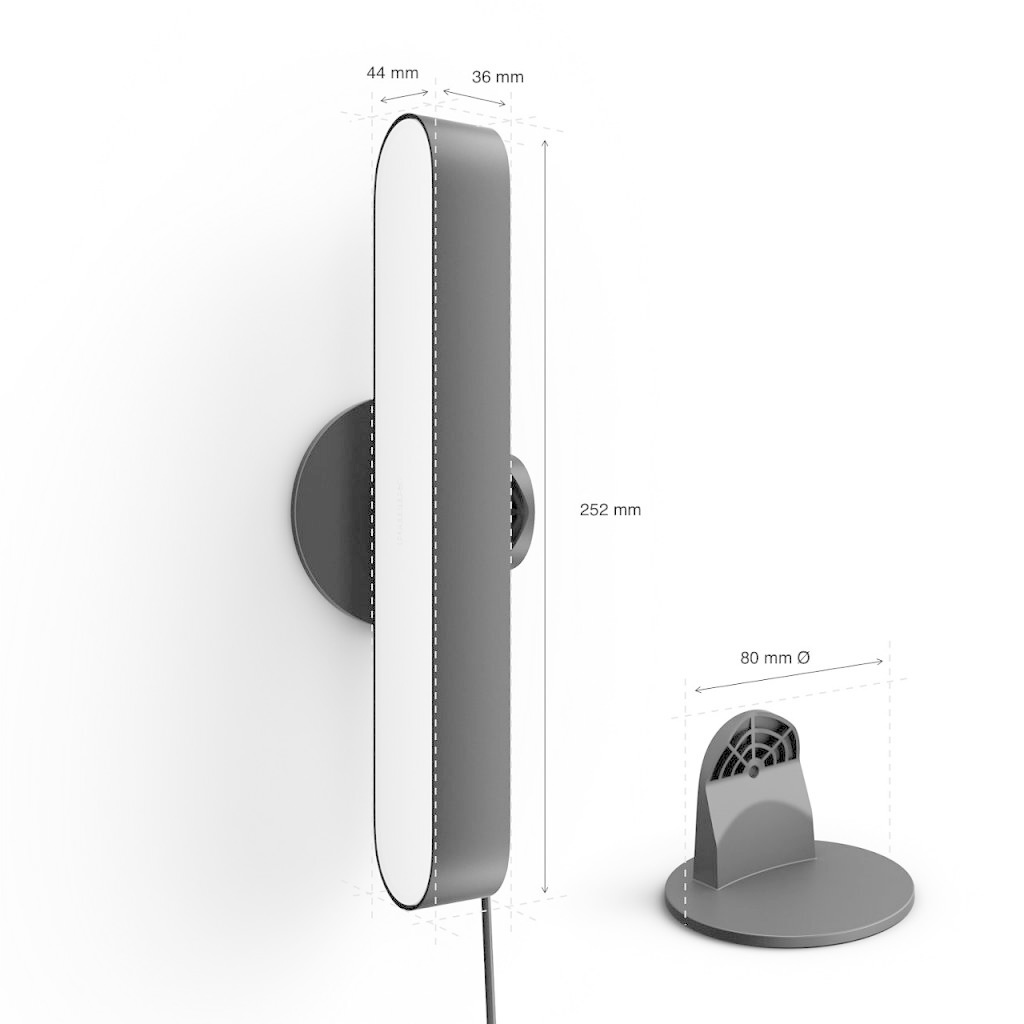 Philips HUE Play LED Tafellamp Uitbreidingsset Zwart