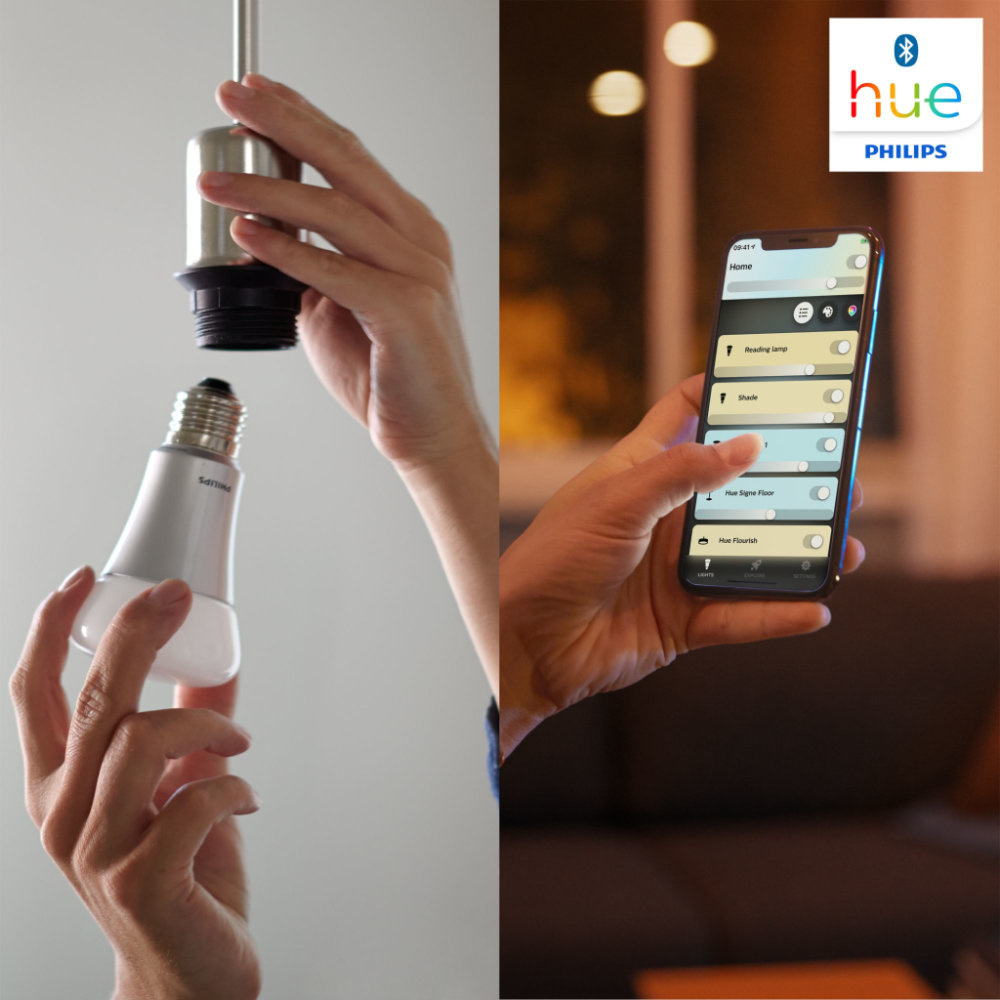Philips HUE White Ambiance LED-Kaarslamp E14 2 Stuks