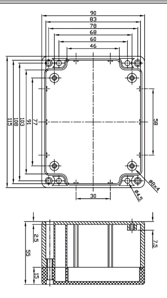 Fixapart BOX G311 Electrical Enclosure Abs 115 X 90 X 55 Mm