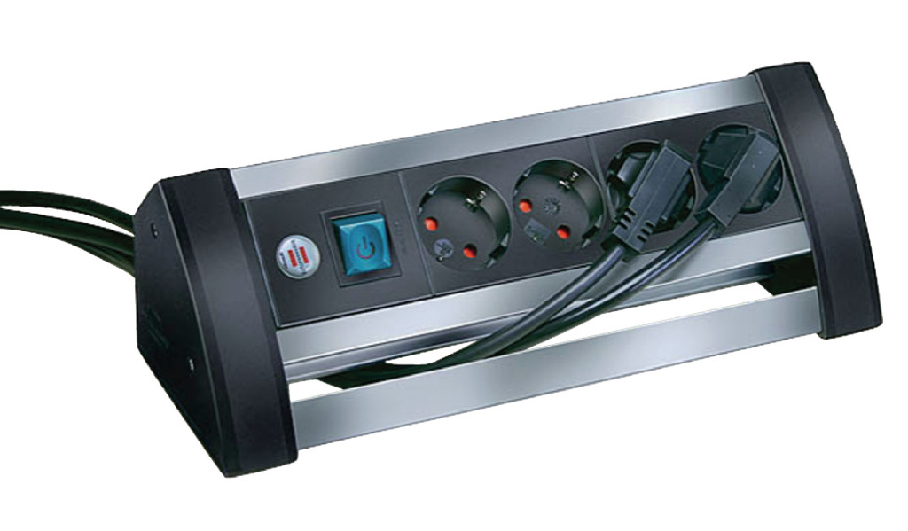Brennenstuhl Bn-tcd1111 4-voudige Tafelcontactdoos met Schakelaar