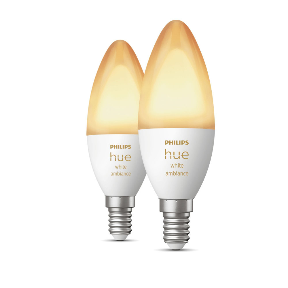 Philips Hue White ambiance Losse kaarslamp E14 duopak