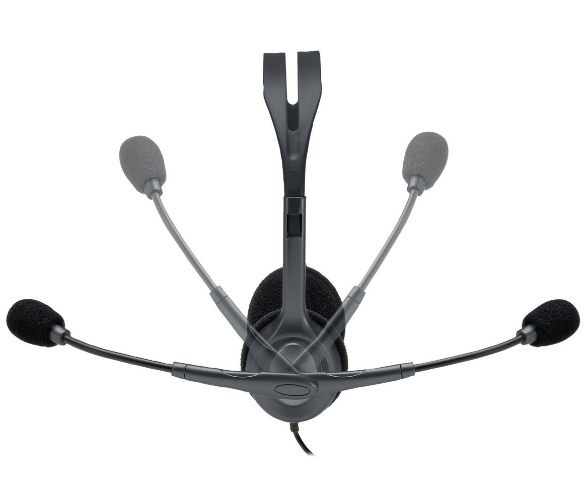 Logitech 5 Units Bundle Of Wired 3.5 mm headset with Microphone for educational use Bedraad Hoofdband Kantoor/callcenter Zwart